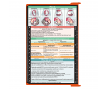 WhiteCoat Clipboard® - Orange OB Ultrasonography Edition